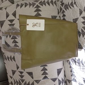 HOBO VACHETTA HIDE VAGABOND TOTE IN ALOE